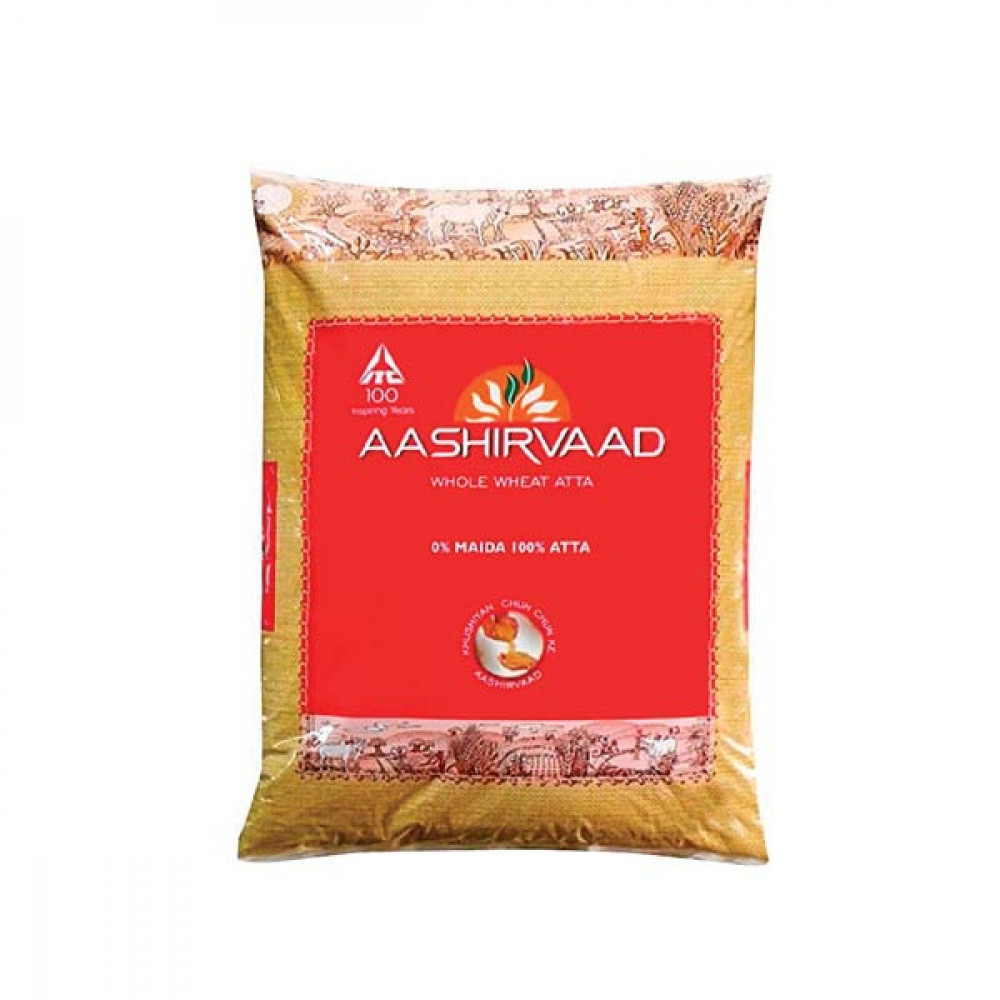 Aashirvaad Whole Wheat Flour(Shudh Chakki Atta) 5Kg  Aashirvaad Whole Wheat Flour(Shudh Chakki Atta) 5Kg