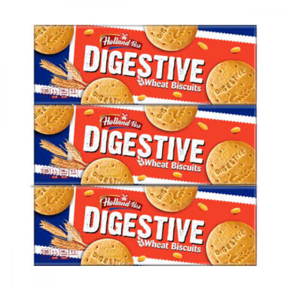 Holland Park Digestive Wheat Biscuits 3 x 250gm 
