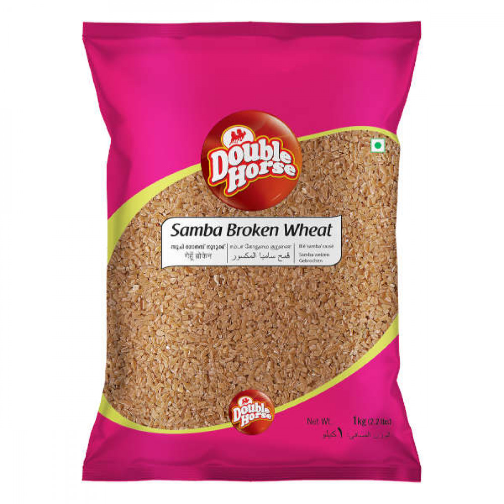 Double Horse Samba Broken Wheat 1Kg 