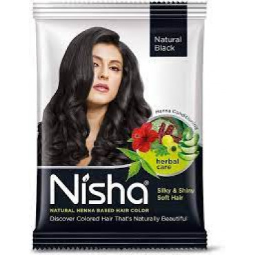 Nisha Henna Based Hair Color 10Gm Black