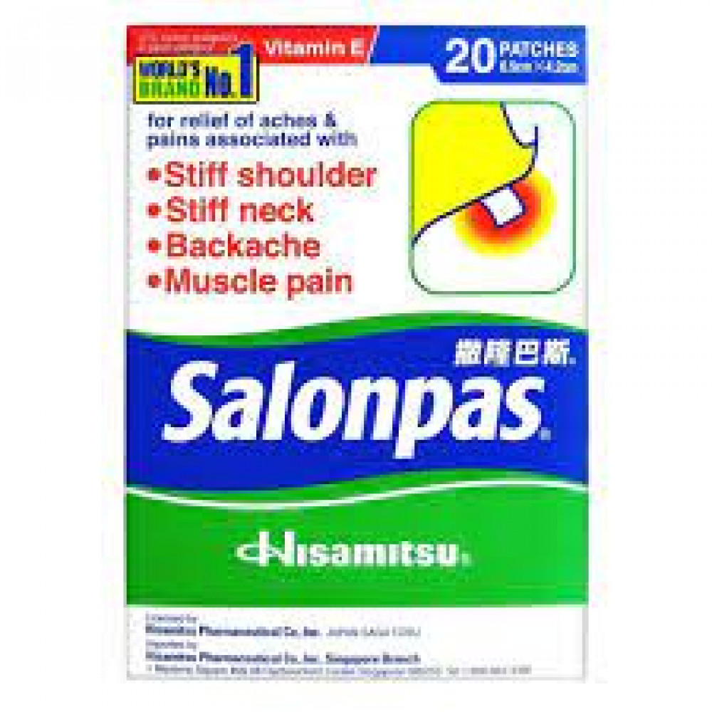 Salonpas Pain Reliving Patch 20S Salonpas Pain Reliving Patch 20S