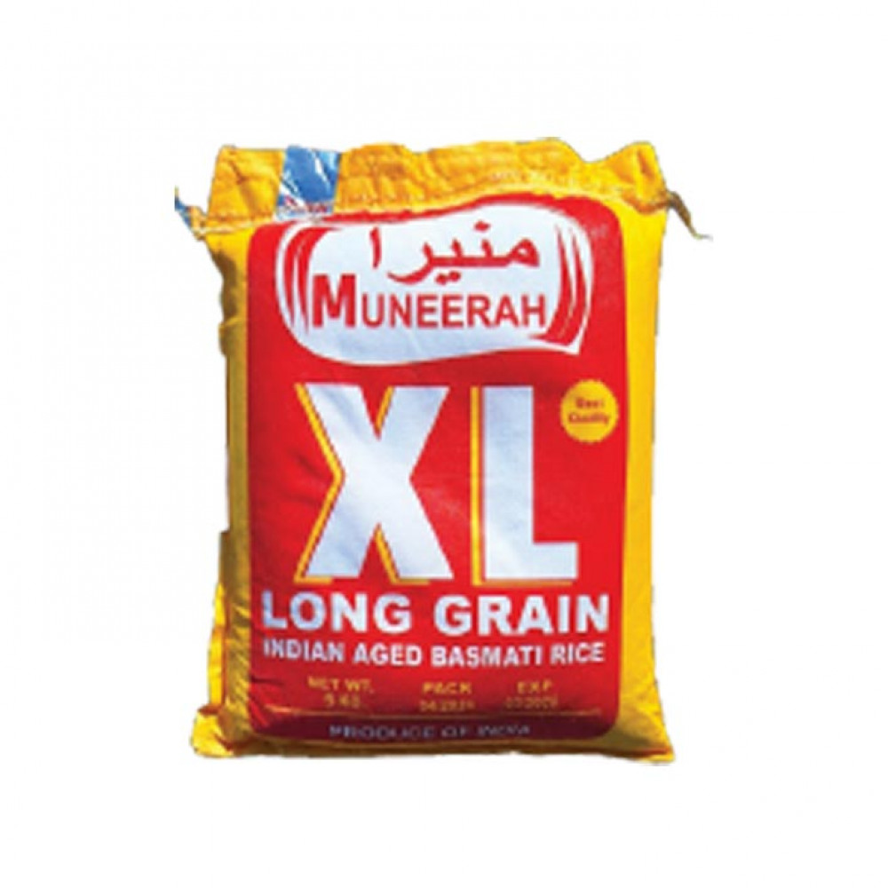 Muneerah Xl Basmati Rice 5 Kg