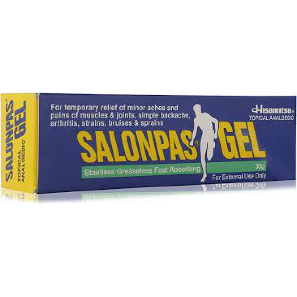 Salonpas Pain Reliving Gel 30Gm Salonpas Pain Reliving Gel 30Gm
