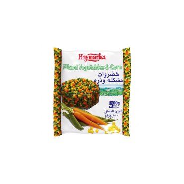HAYMARKET MIX VEGETABLES +CORN 4 WAY 500GM