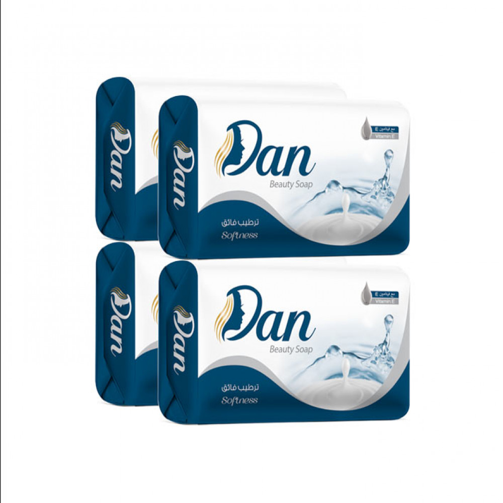 Dan Softness Soap White 4X125 Gm