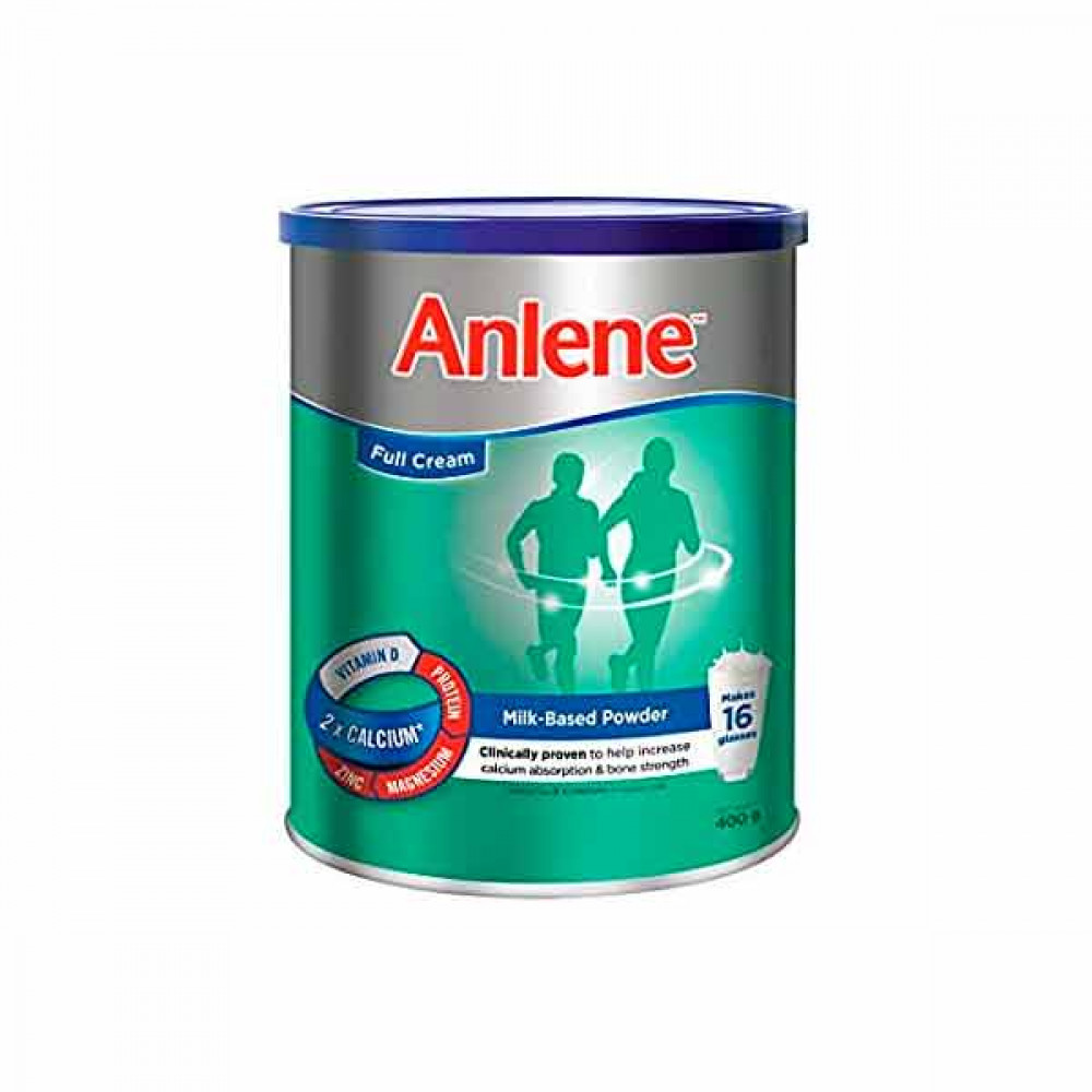 Anlene Full Cream High Calcium Milk Powder 400gm  Anlene Full Cream High Calcium Milk Powder 400gm
