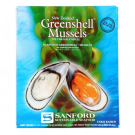 Greenshell Half Shell Mussels 907gm