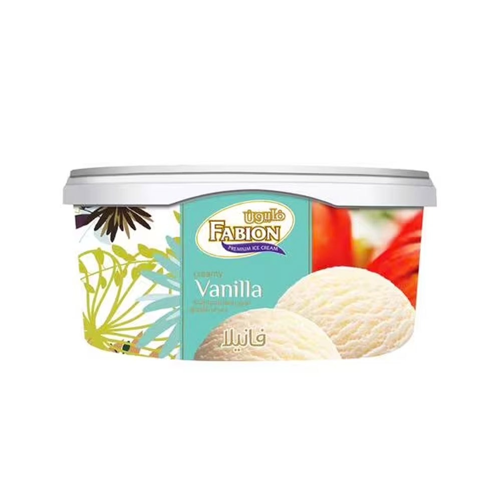 FABION VANILLA ICE CREAM 1LTR FABION VANILLA ICE CREAM 1LTR