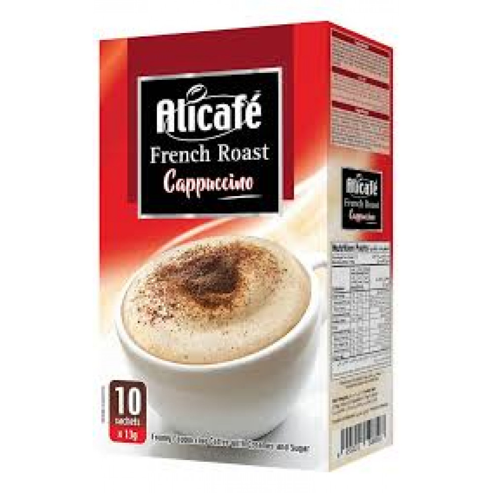 Alicafe French Roast Cappuchino Inst Coffee 10X25G Alicafe French Roast Cappuchino Inst Coffee 10X25G
