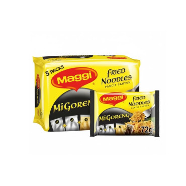 NESTLE MAGGI FRIED ORGINAL TASTE NOODLES 72GM*5S