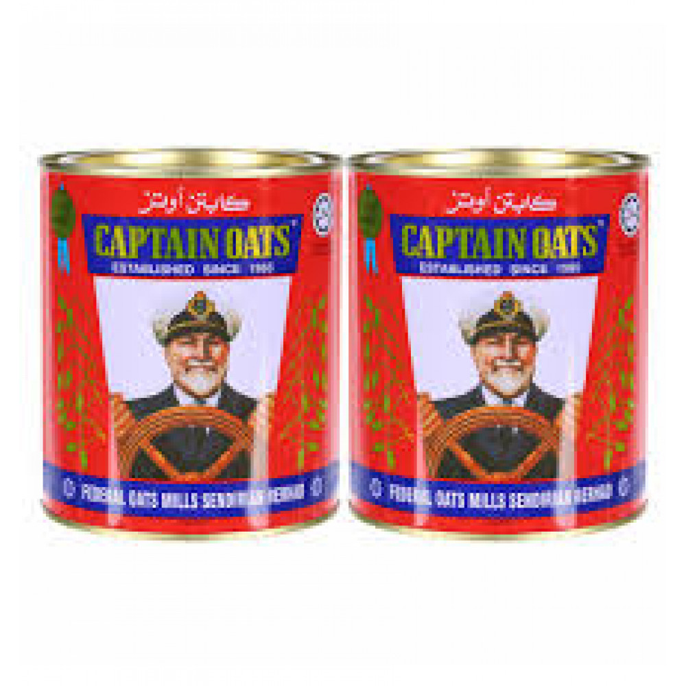 Captain Oats Tin 2 X 500 Gm  Captain Oats Tin 2 X 500 Gm