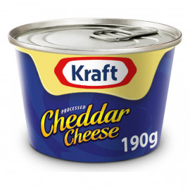 Kraft Processed Cheddar Cheese 190gm