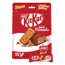 KitKat Mini Moments Chocolate Wafers With Lotus 262.5gm